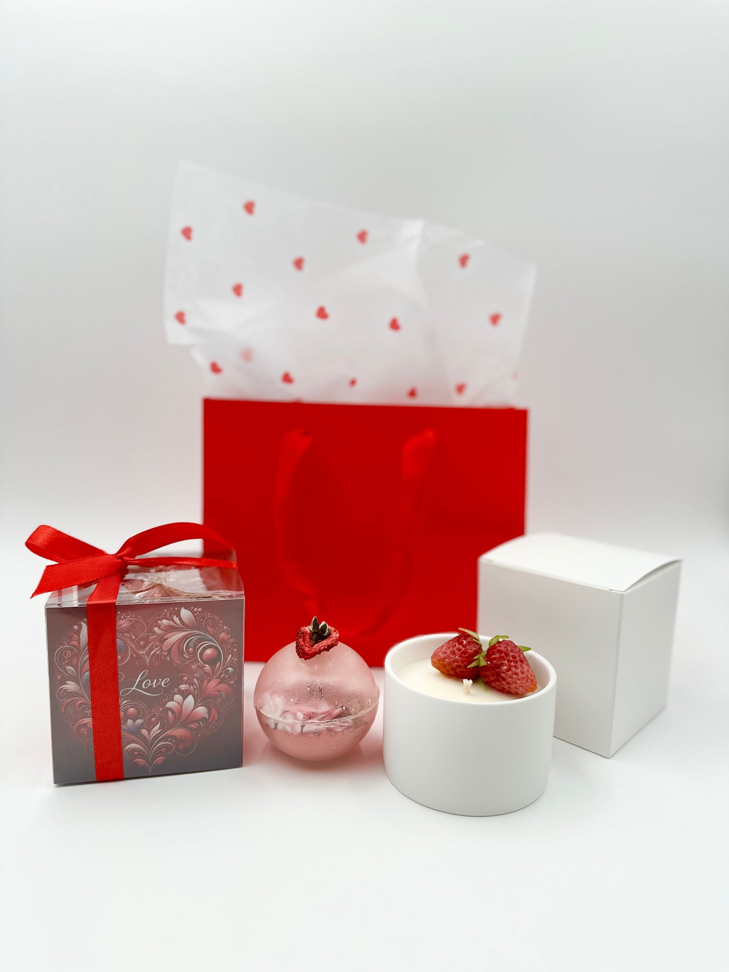 Gift Tea Set for Her "Strawberry Spell" - Sip&
