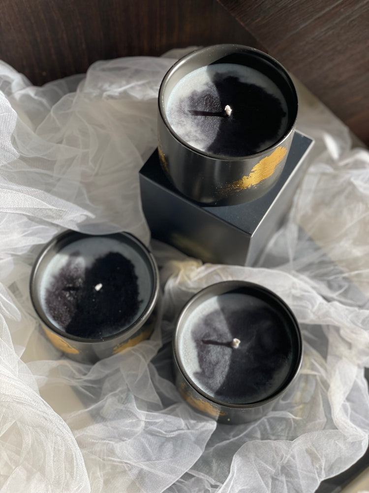 Organic Candle “Noir Flame” - Sip&