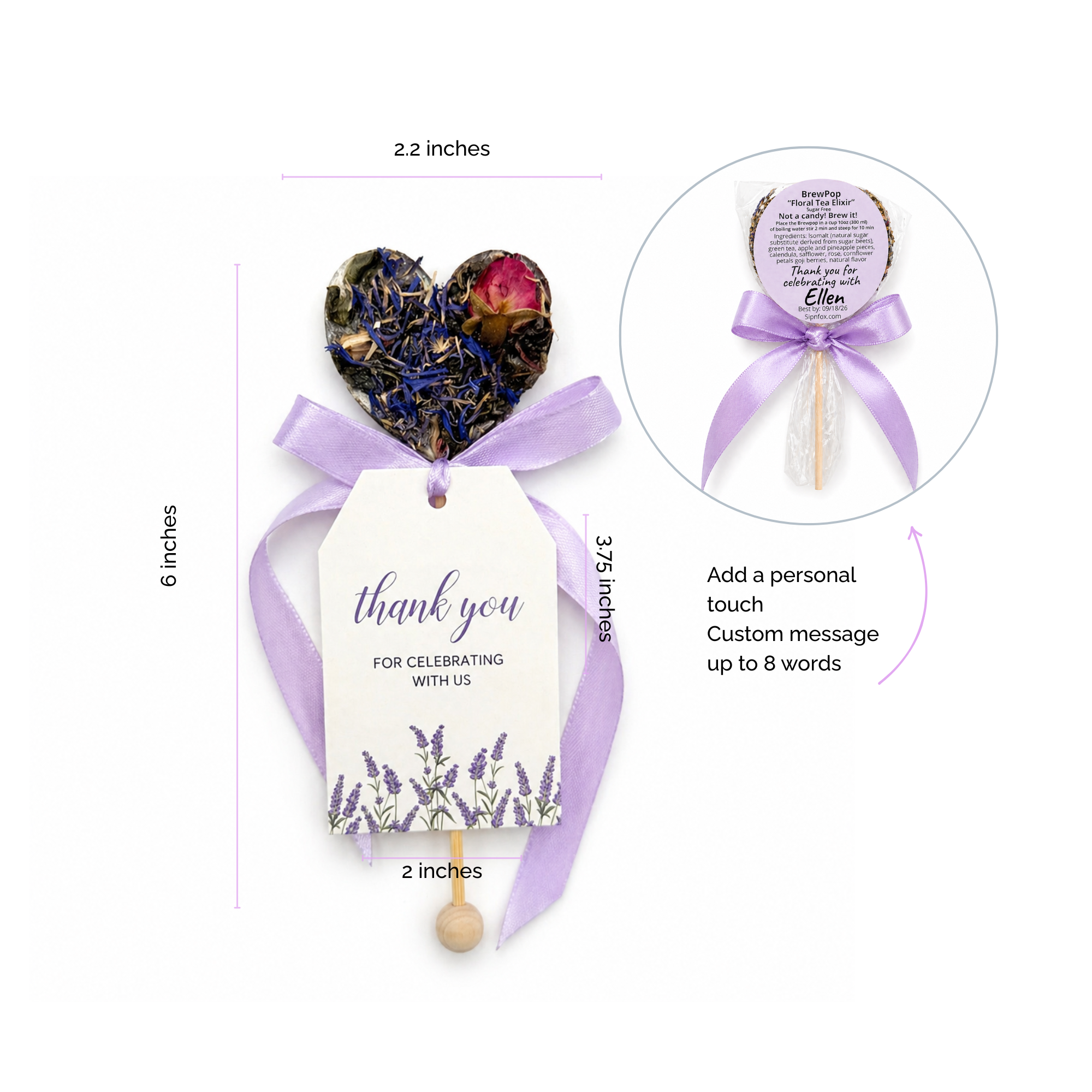 The Lavender Tag (minimum order 10 pieces)