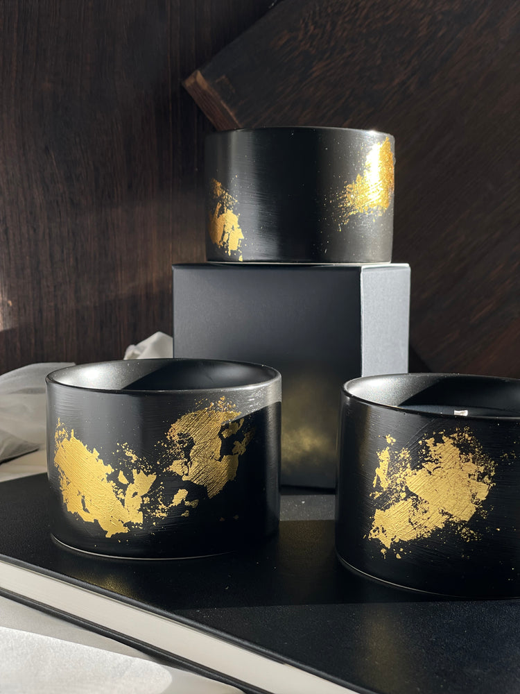Organic Candle “Noir Flame” - Sip&