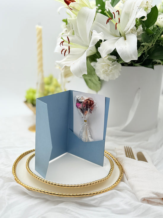 Brew Pop with a Beautiful Blue Envelope (🔴Minimum order: 10 Brew cards) Bulk discounts available