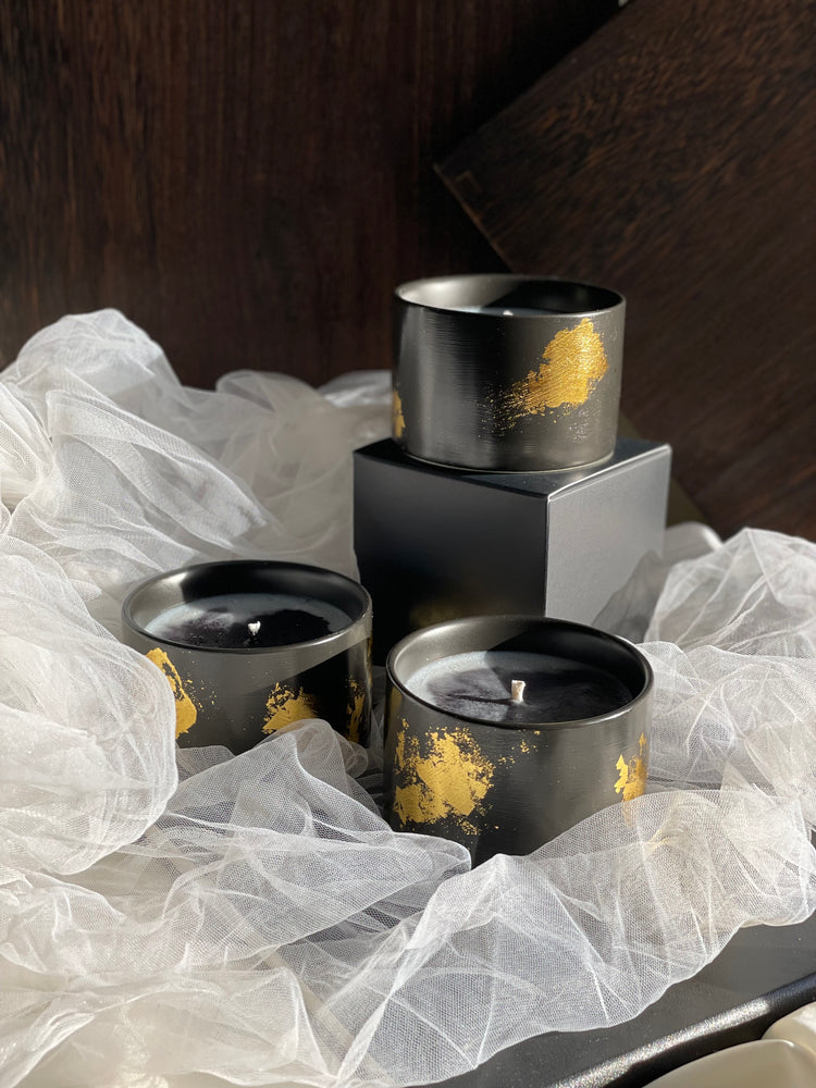 Organic Candle “Noir Flame” - Sip&