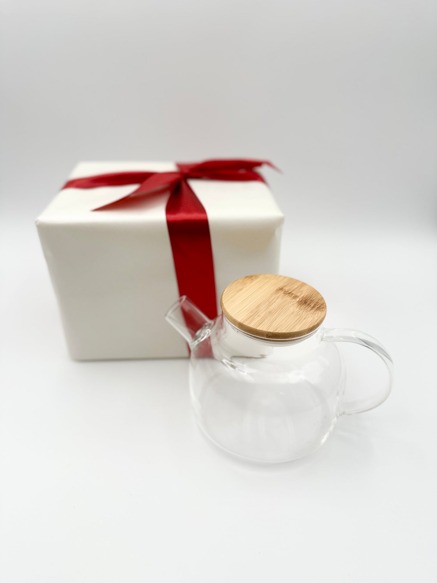 Glass Teapot Stovetop 34 OZ/1000ml, Borosilicate Clear Tea Kettle with Removable Filter Spout - Sip&