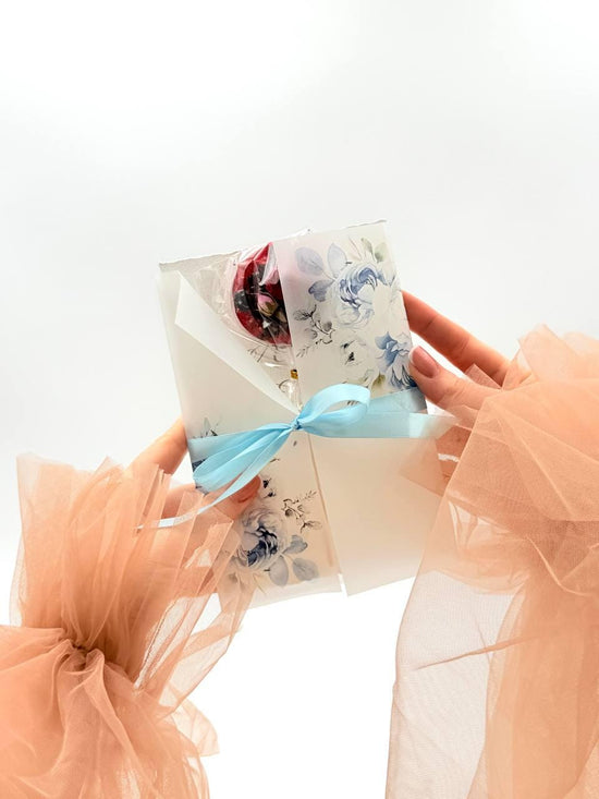 Brew Pop with Beautiful Card “Blue Flower Meadow" (🔴Minimum order: 10 Brew cards) Bulk discounts available