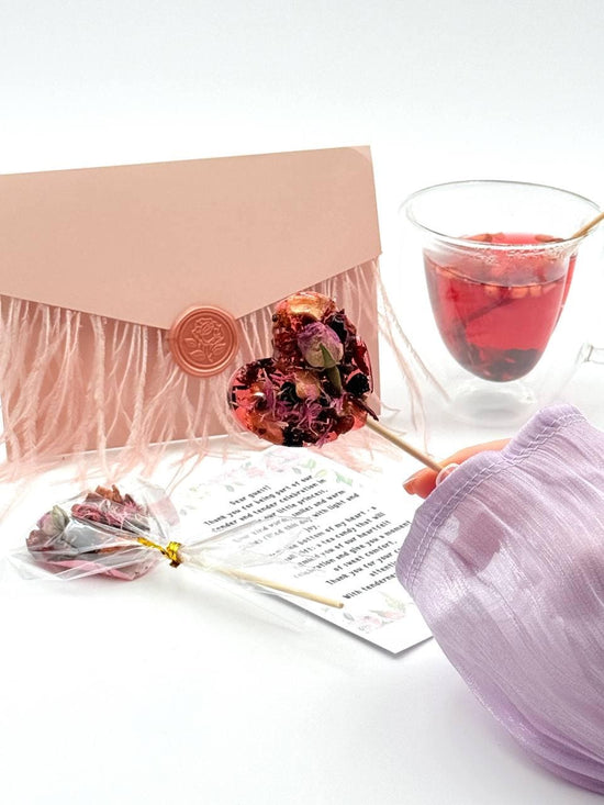 BrewPop + Beautiful Pink Card with Ostrich Feathers (🔴Minimum order: 10 Brew cards) Bulk discounts available