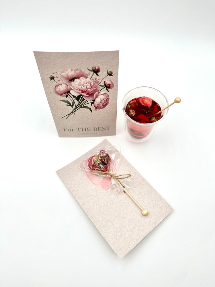 TeaPop “For The Best Client" Tea Heart with Gift Card – Perfect for Salons & Businesses - Sip&