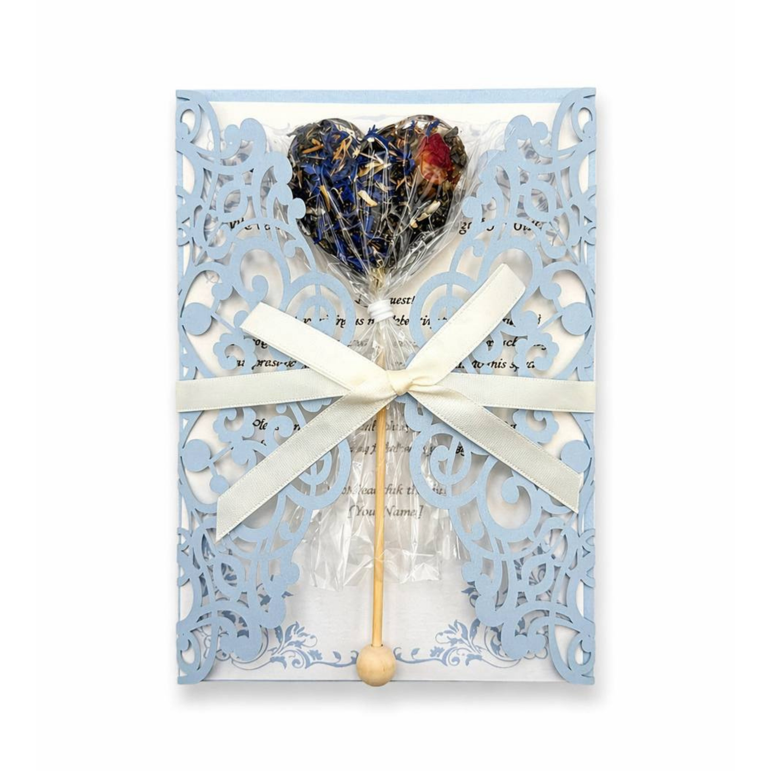 BrewPop Baby Boy Lace Keepsake Favor Set (minimum order 10 pieces) - Sip&
