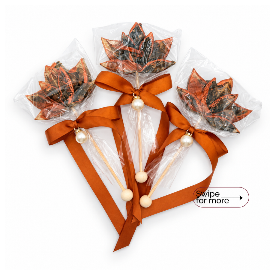 Leaf-Shaped Brew Pop with pearl (minimum order 10 pieces) - Sip'n'Fox LLC