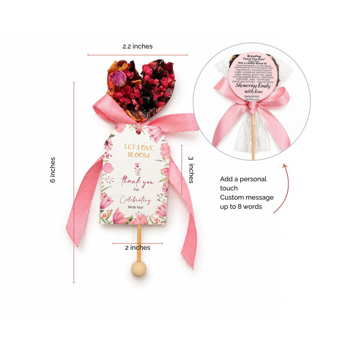 Brew Pop – Let Love Bloom ( minimum order 25 pieces) - Sip&