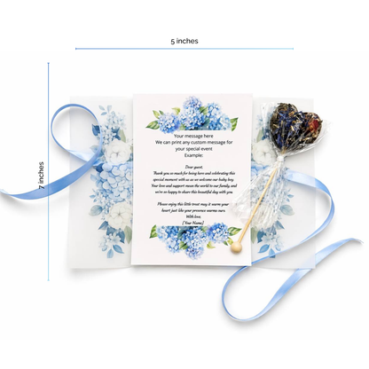 BrewPop Favors – Baby in Bloom Card Set (minimum order 10 pieces) - Sip&