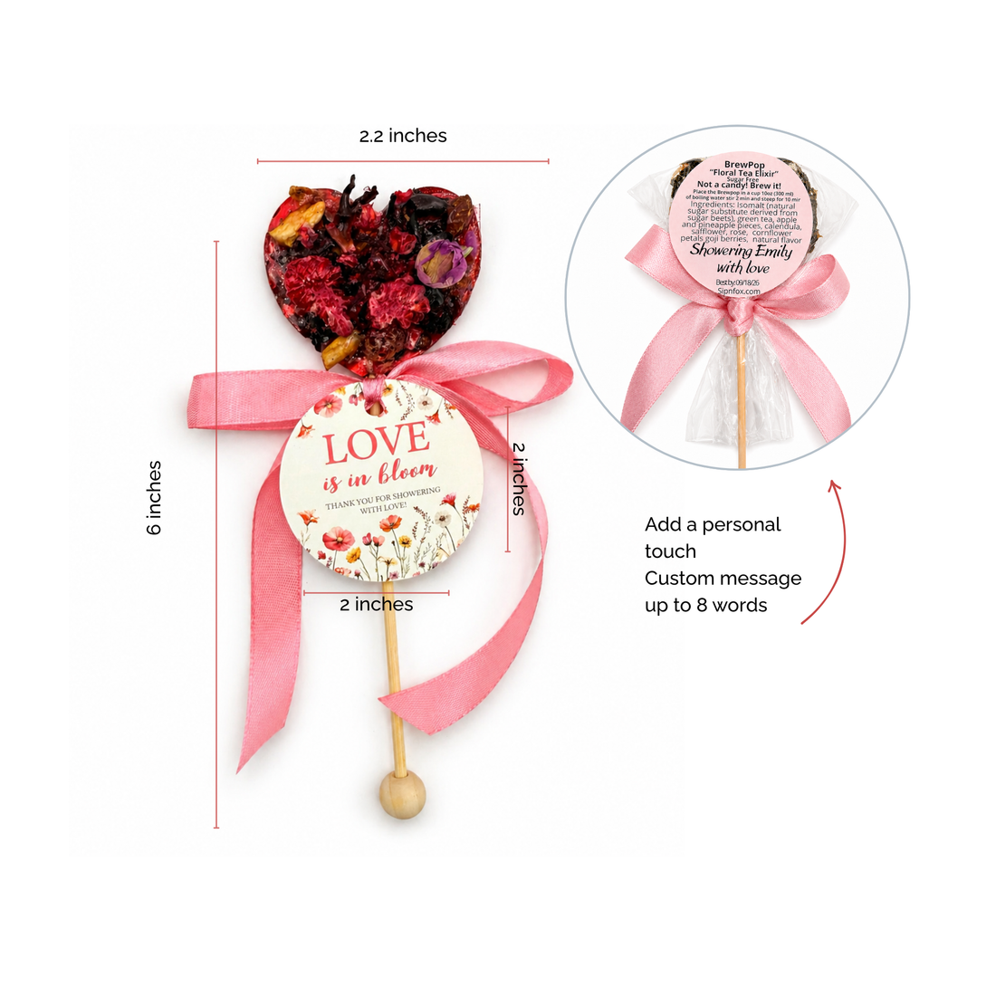 Brew Pop – Love is in Bloom (minimum order 25 pieces) - Sip&