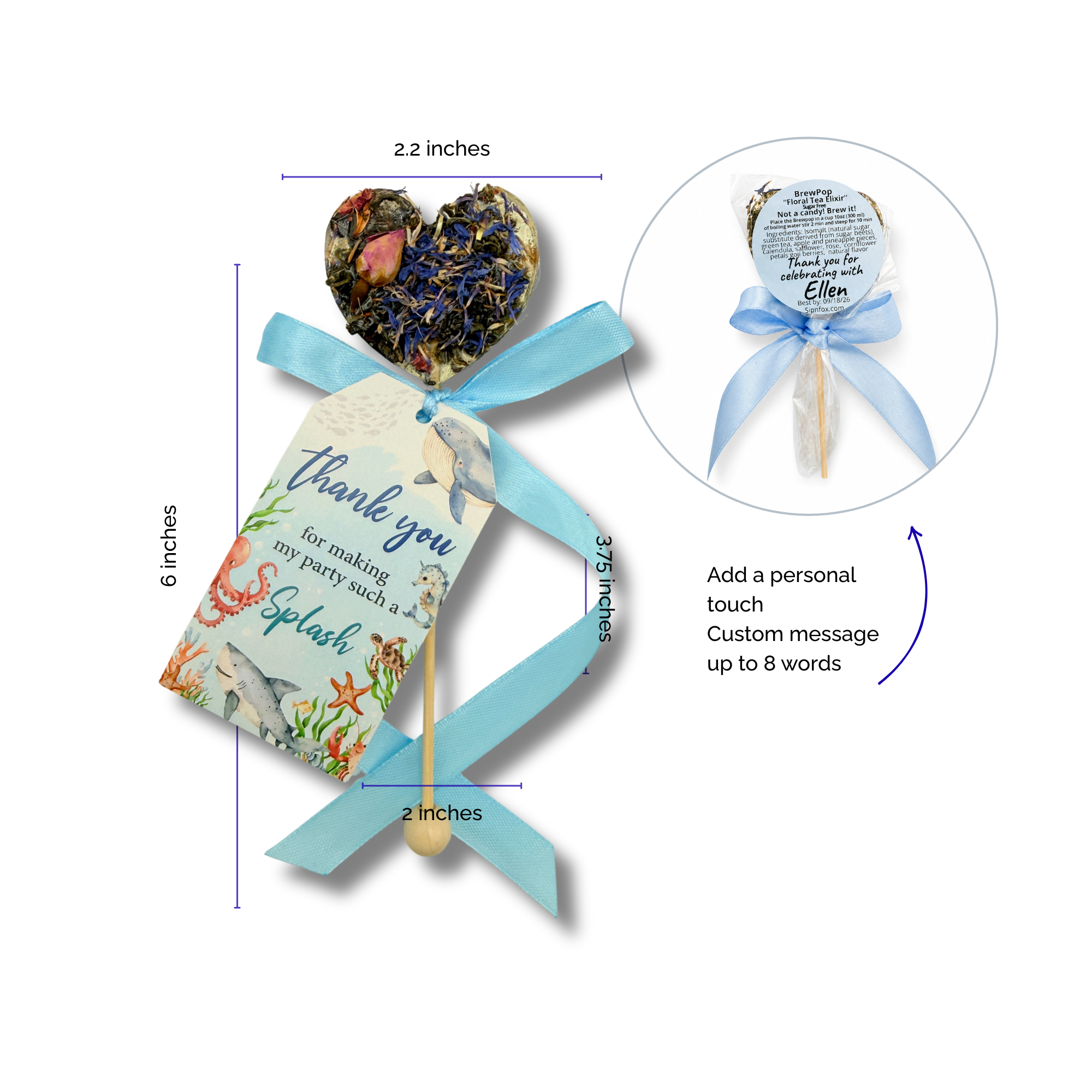Brew Pops "Ocean Theme "(minimum order 10 pieces) - Sip&