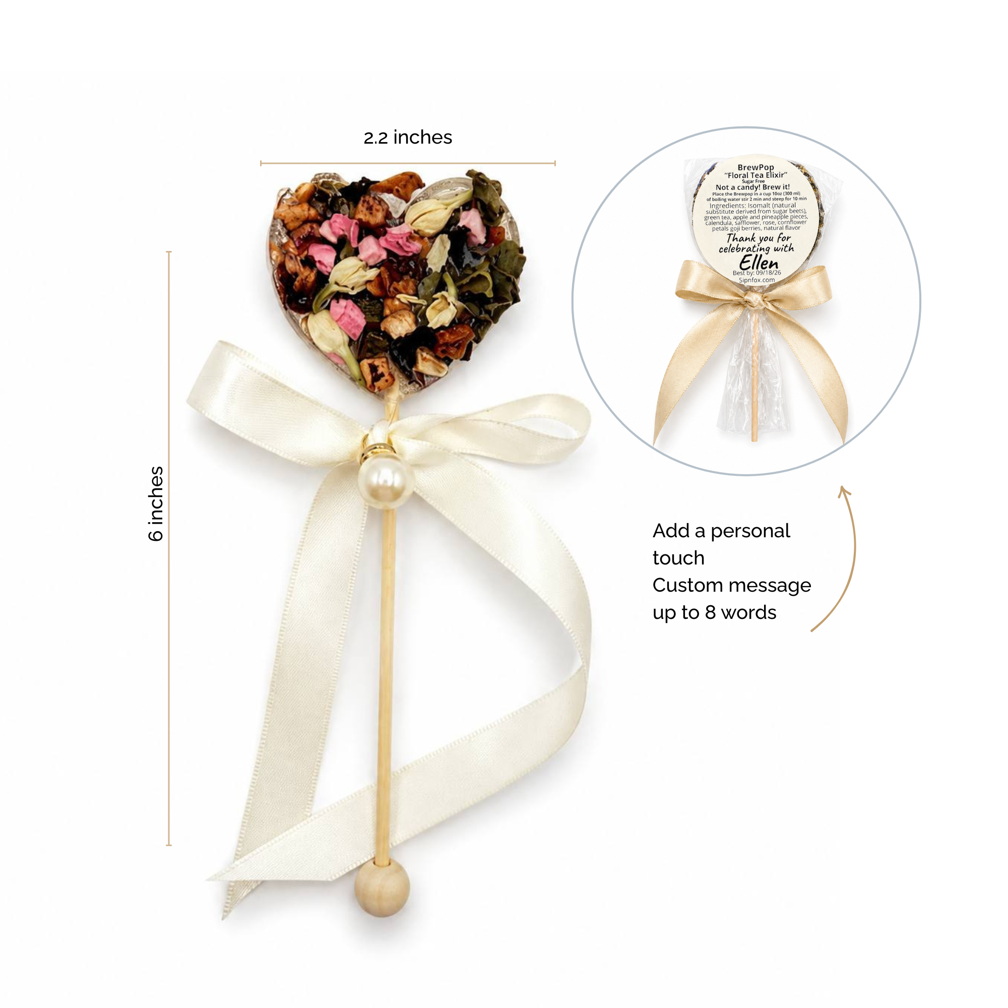 Brew Pops with Pearl Charms ( minimum order 10 pieces) - Sip&