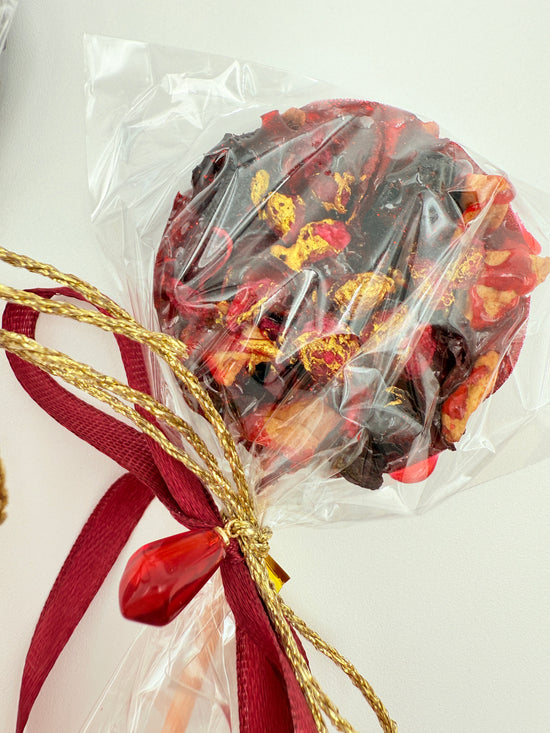 Brew Pops Round Shape Pomegranate– with charm🔴Minimum order: 25 Brew pops. Bulk discounts available