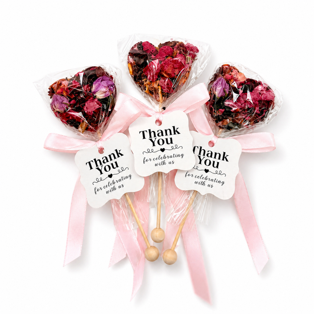 BrewPop  Favors – Baby Girl Thank You Tag (minimum order 25 pieces) - Sip&