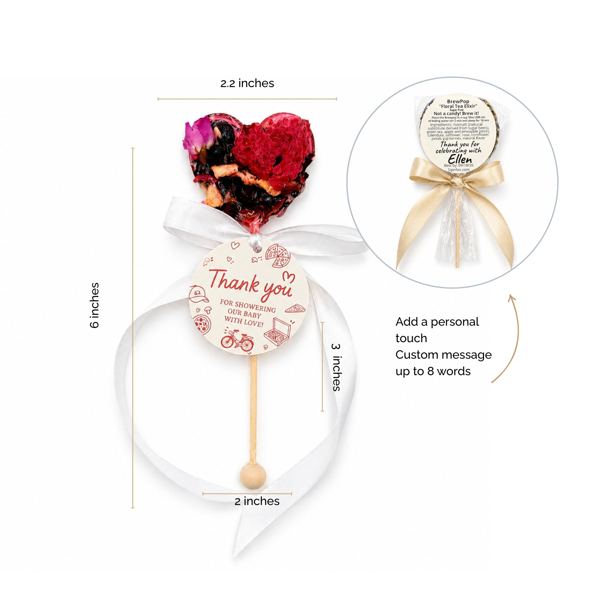 Brew Pops "Pizza Party" (minimum order 10 pieces) - Sip&