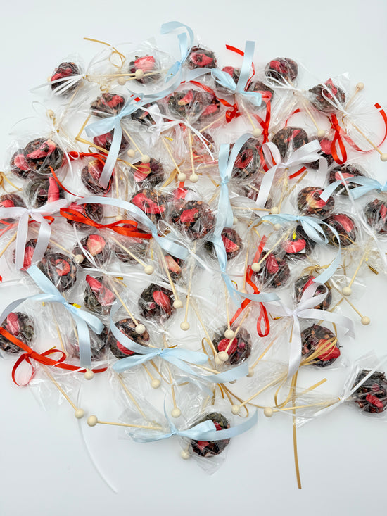 Tea Pops Only – No Card Included 🔴Minimum order: 25 tea pops