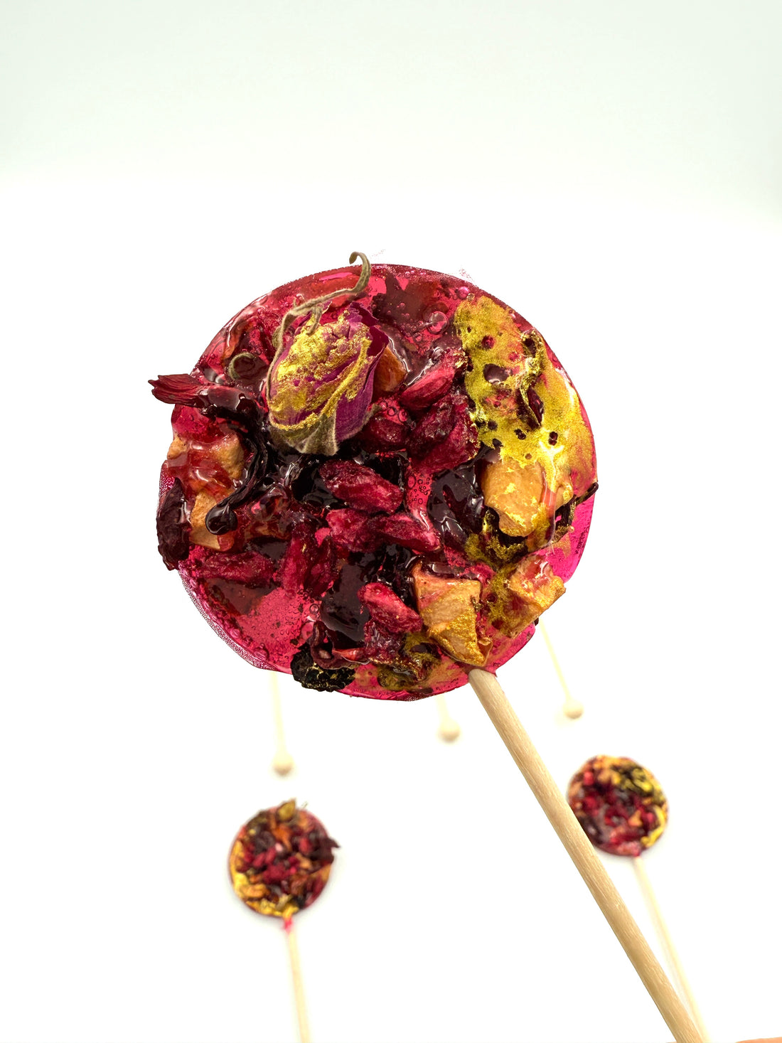 Brew Pop Round Shape Pomegranate with Beautiful Card and Ribbon(🔴Minimum order: 10 Brew cards) Bulk discounts available - Sip&