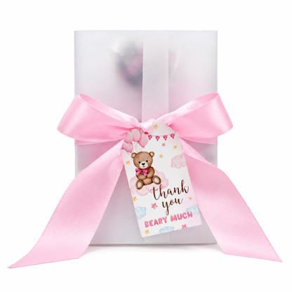 Brew Pop Gentle Teddy Keepsake – Baby Girl Favor (minimum order 10 pieces) - Sip&