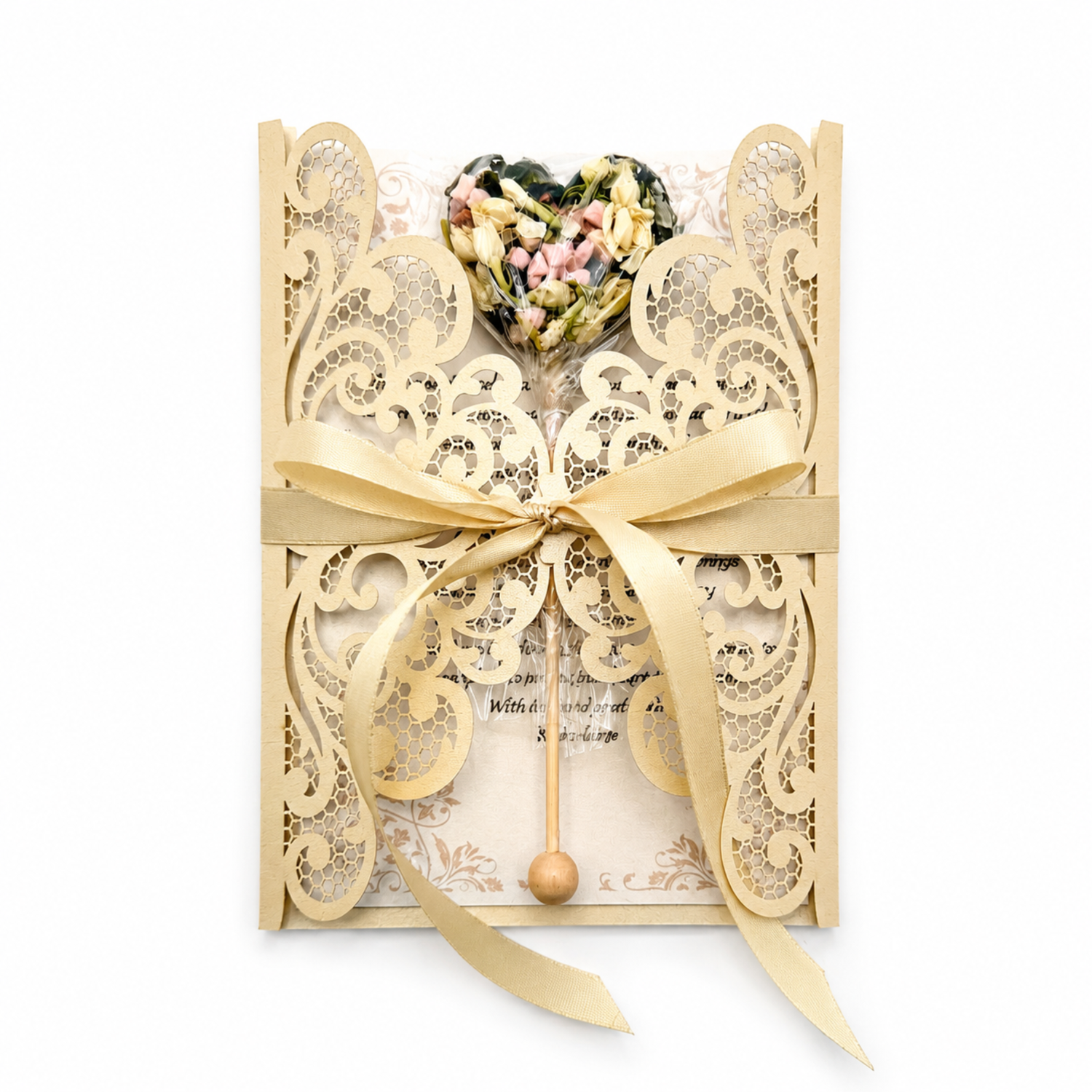 Brew Pop Ivory Lace Keepsake Favor Set (minimum order 10 pieces) - Sip&