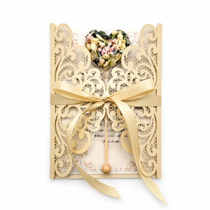 Brew Pop Ivory Lace Keepsake Favor Set (minimum order 10 pieces) - Sip&