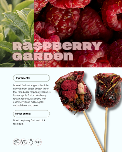 Brew Pop “Rose” with Ribbon and pearl (minimum order 10 pieces) - Sip&