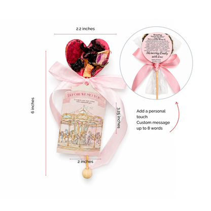BrewPop Favors – Baby Girl "Wish Game" (minimum order 10 pieces)