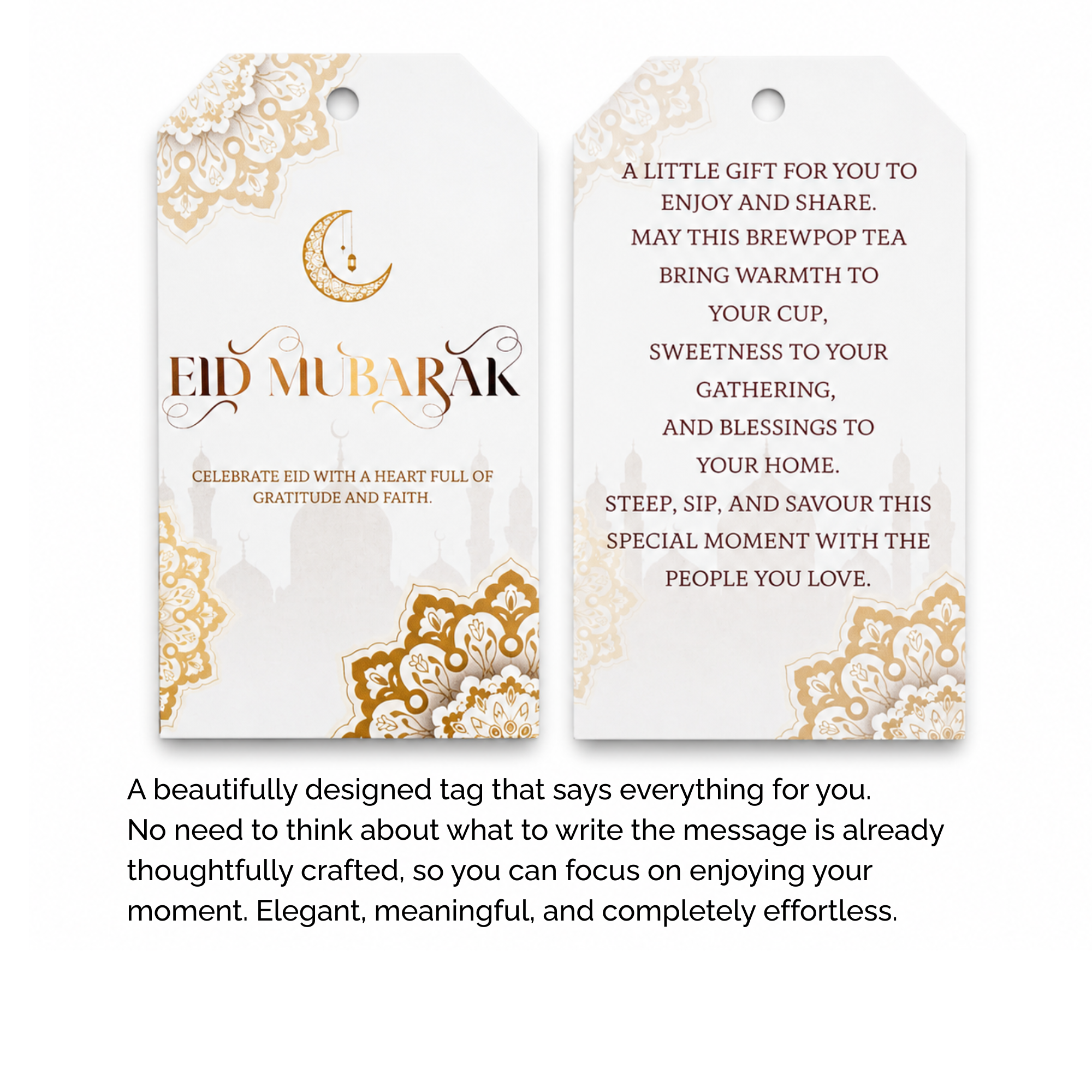 Brew Pop Eid Mubarak (minimum order 10 pieces) - Sip&