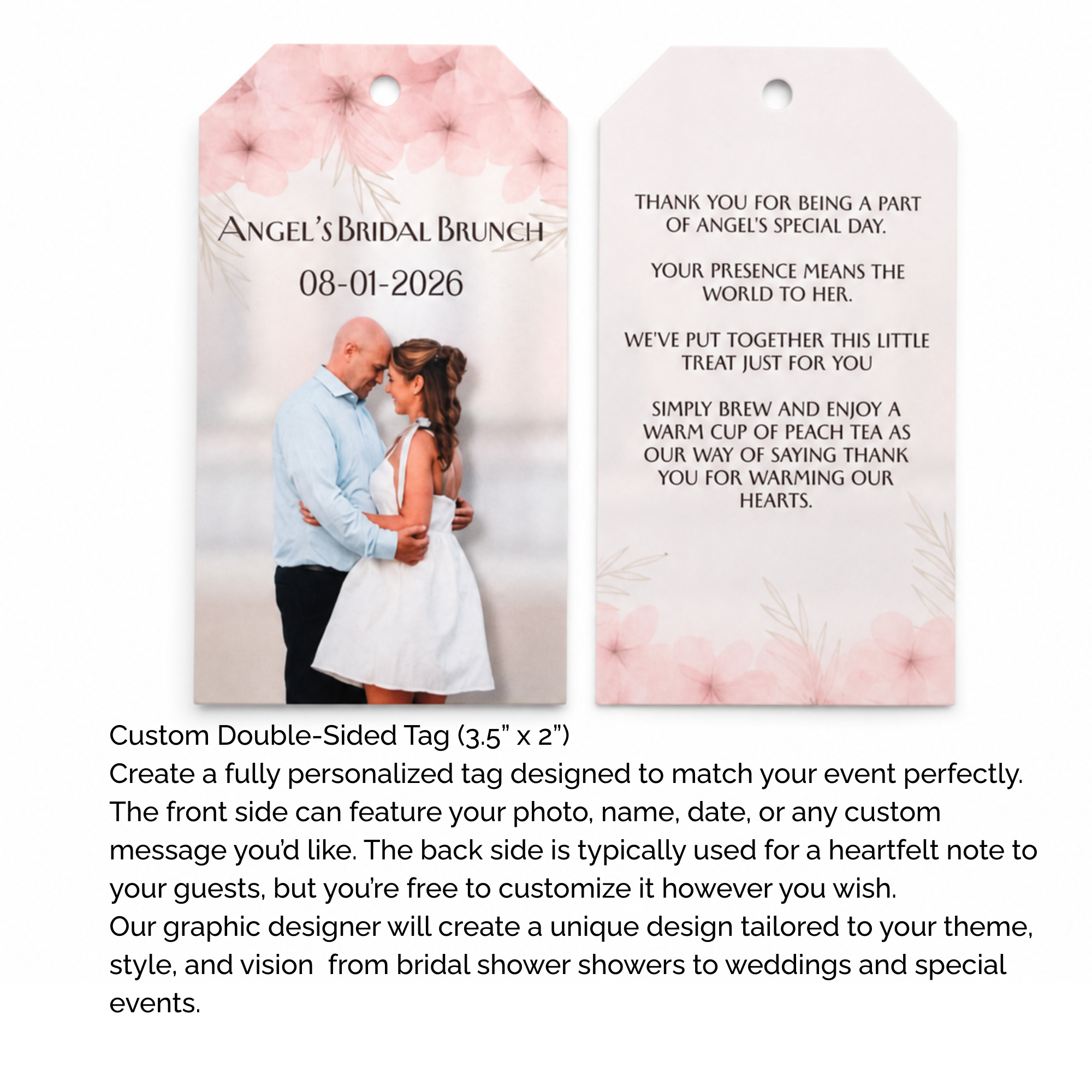 Brew Pops Bridal Shower with a Custom Thank you tag (minimum order 25 pieces) - Sip&