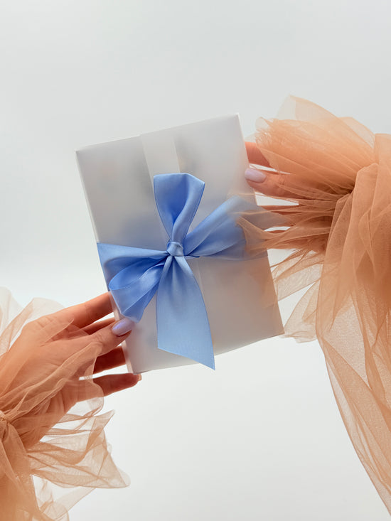 TeaPop with Beautiful Card “Blue Ribbon”(🔴Minimum order: 10 tea cards)