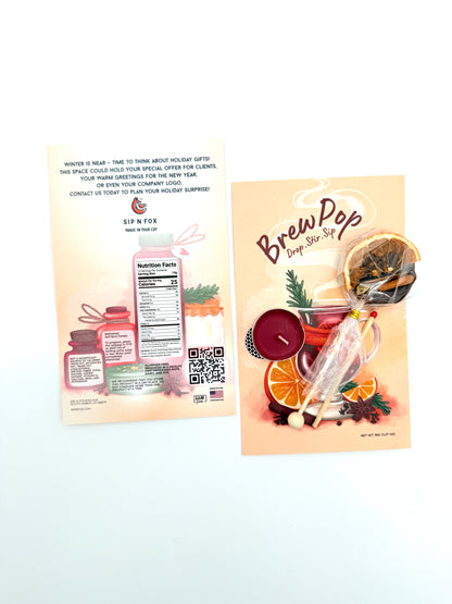 Mulled Pop Cozy Gift Set (🔴Minimum order: 10 Gift Set)