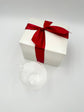 Heart-Shaped Double Wall Glass Cup 8 oz, Clear - Sip&