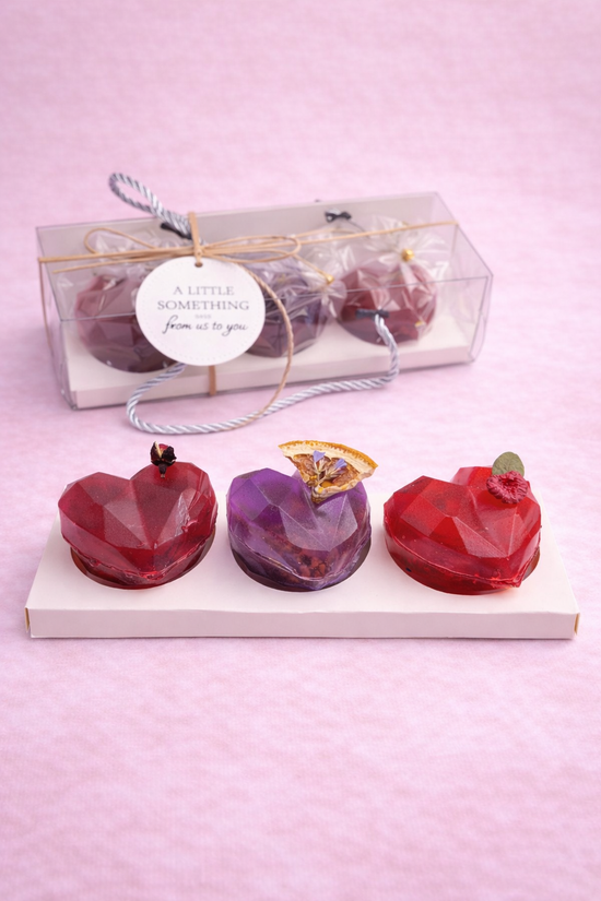 Tea Gift Set – Handcrafted 3 Tea Bombs "Sweetheart" - Sip&