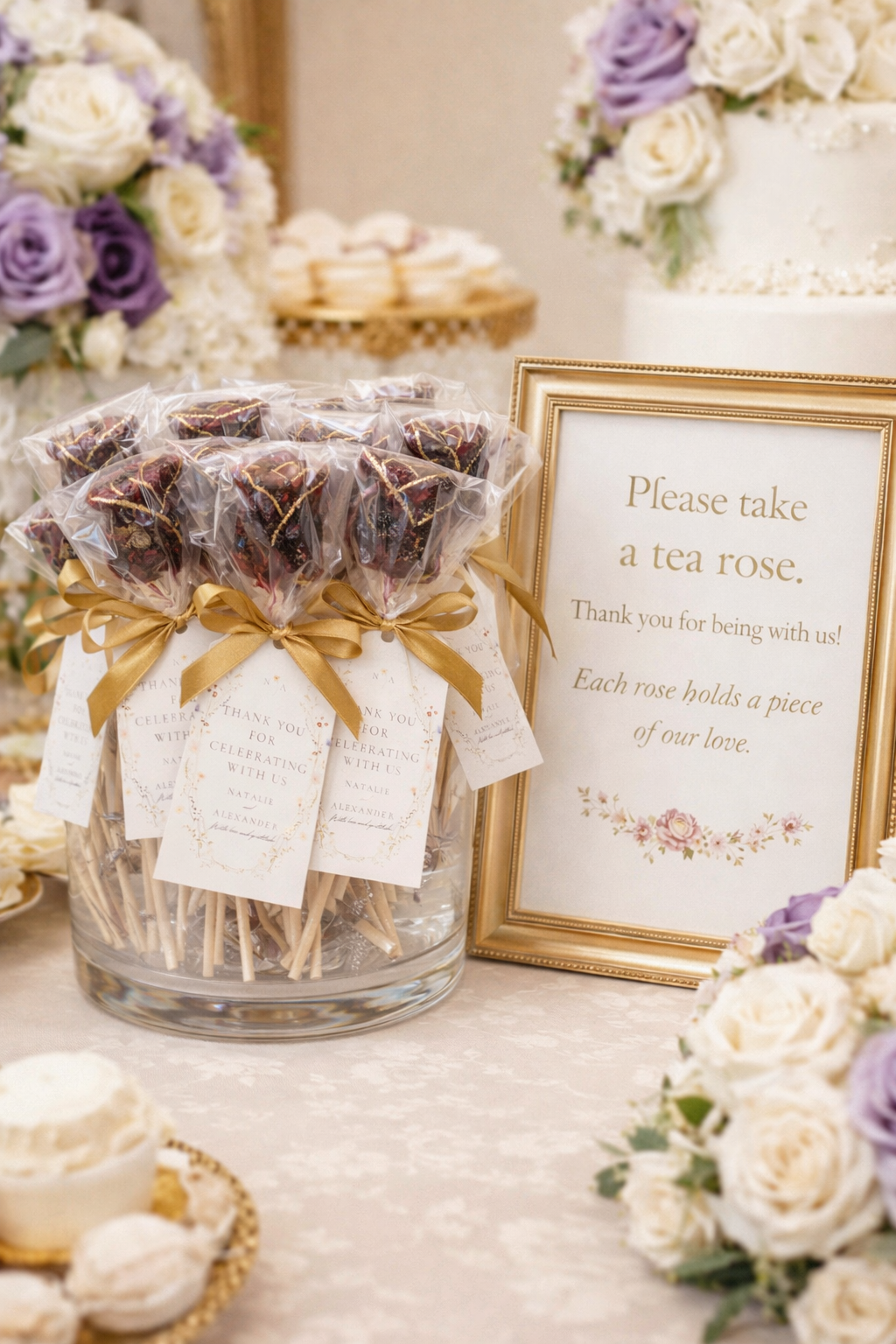 Brew Pop “Rose” with Custom Tag 🔴Minimum order: 25 Tea Roses -5% Off for 100+ Pops (applied automatically at checkout) - Sip&