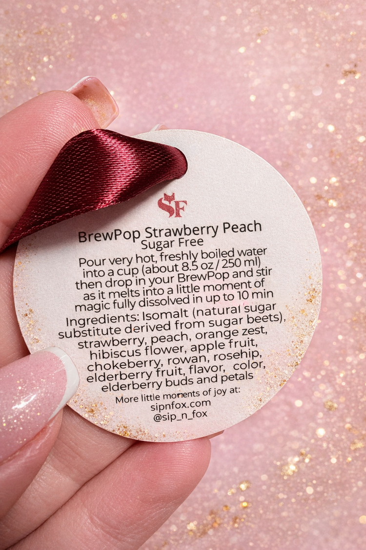 Brew Pop “Little treat for a big heart”(🔴Minimum order: 25 Brew Pops) 5% Off for 100+ Pops (applied automatically at checkout) - Sip&