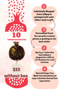 Rosh Hashanah Brew Pop Gift Set “Pomegranate” for a teapot