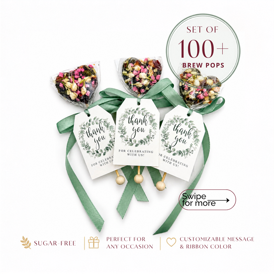 Brew Pop – Botanical Sage (Set of 100–500) - Sip'n'Fox LLC