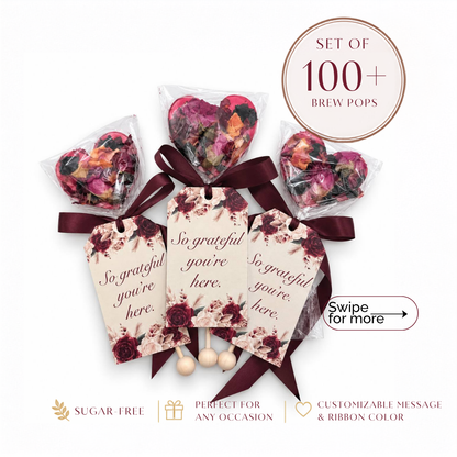 Brew Pops "Burgundy Celebration" (Set of 100–500)