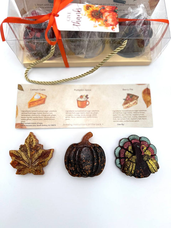 Autumn Trio Brew Pops Gift Box with Thank-You Tag