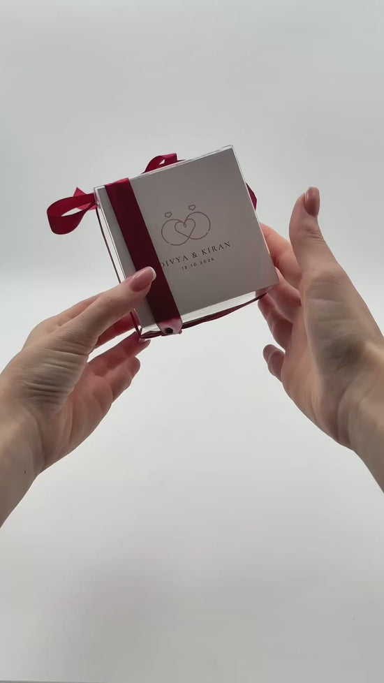 Tea Bomb in Elegant Box with a Red Ribbon