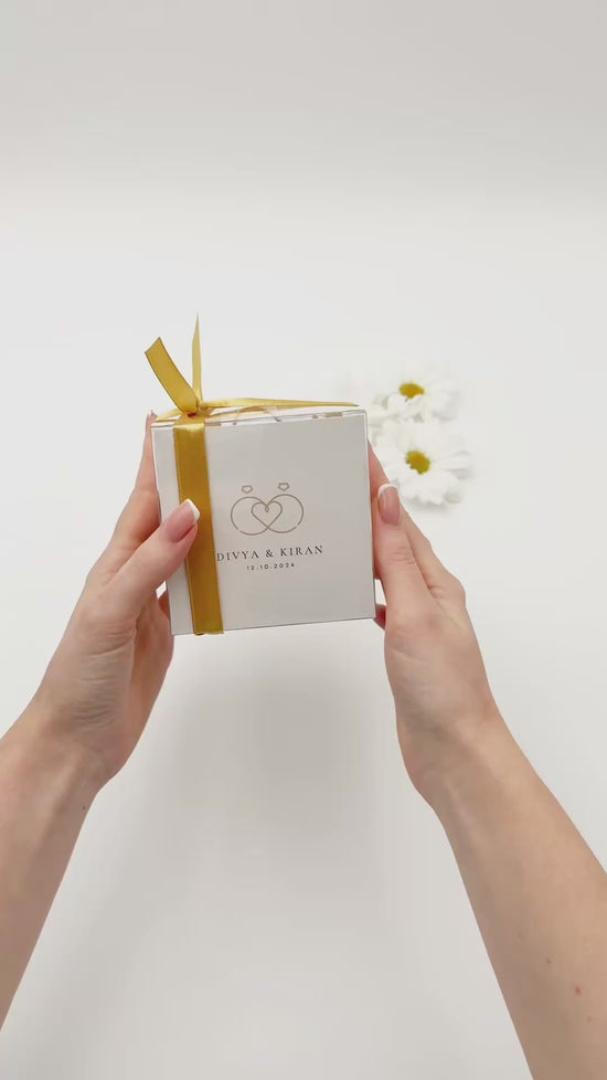 Tea Bomb in Elegant Box with a Gold Ribbon